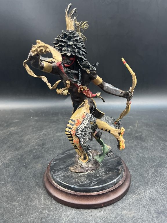Lot 251: Bronze Indian "Spirit of the Raven"