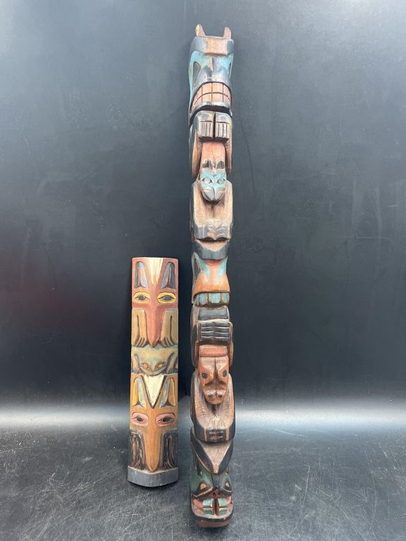 Lot 258: Early American Totems.