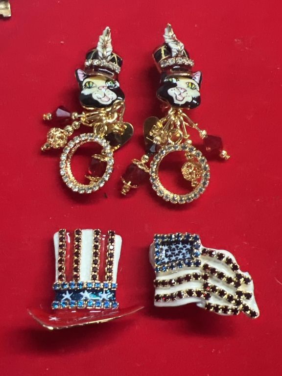 Lot 286: Lunch At The Ritz Earrings