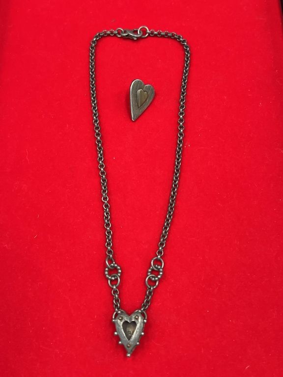 Lot 300: Vintage Thomas Mann Bronze Jewelry Set