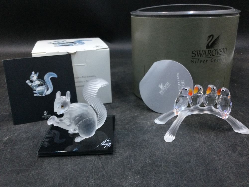 Lot 309: Swarovski Figures