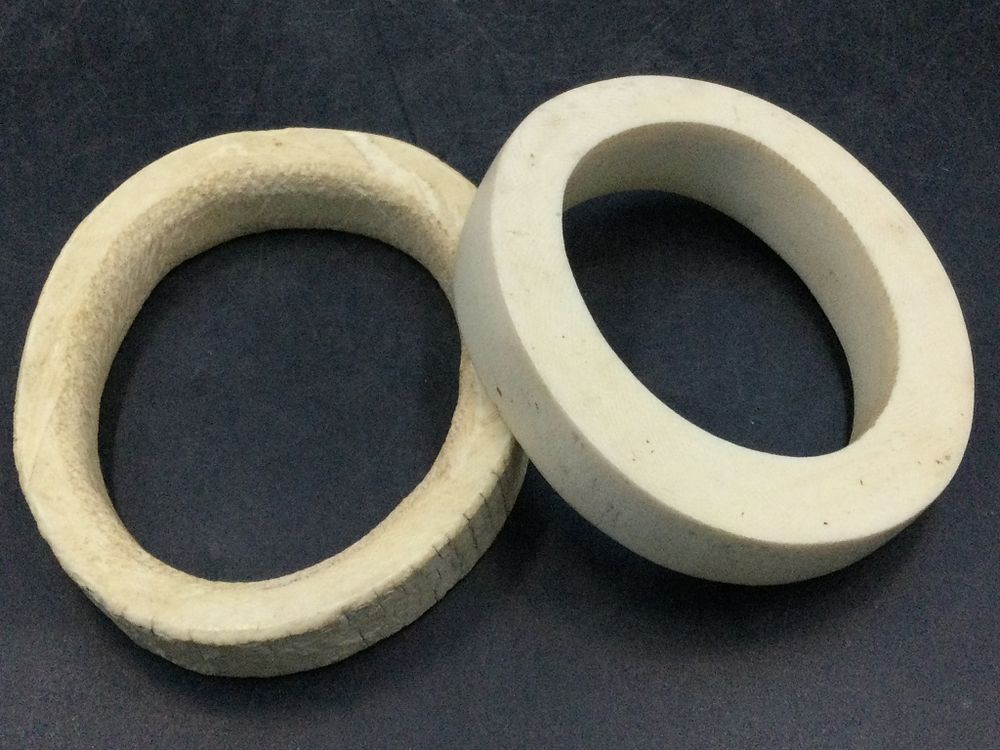 Lot 315: Carved Ivory Tribal Bands