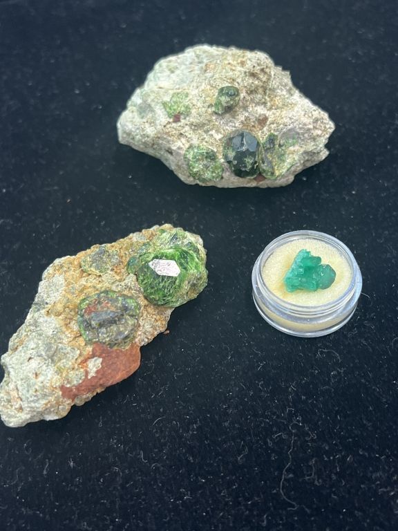Lot 172: Emeralds in the Rough