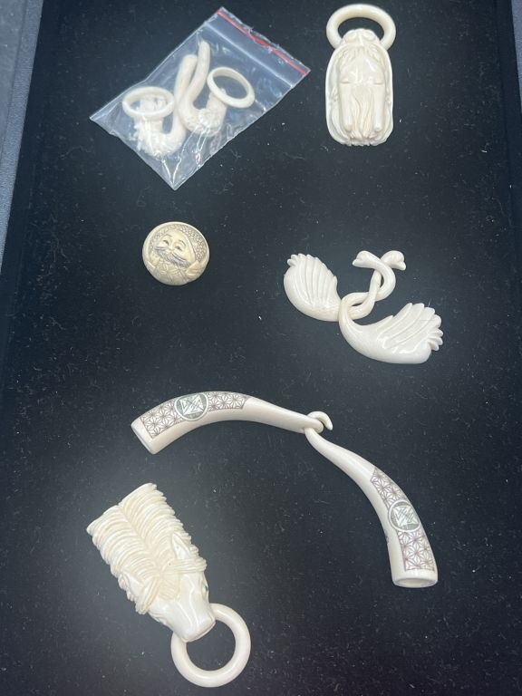 Lot 241: Ivory Carving Items