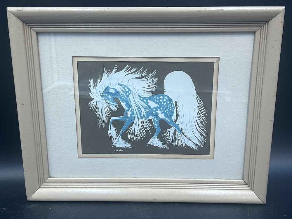 Lot 269: Woody Crumbo Acrylic Painting