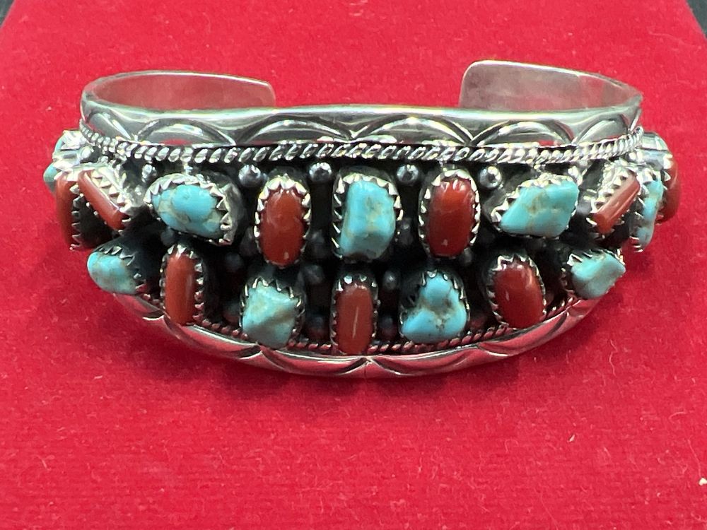 Lot 289: Sterling Navajo Cuff Bracelet