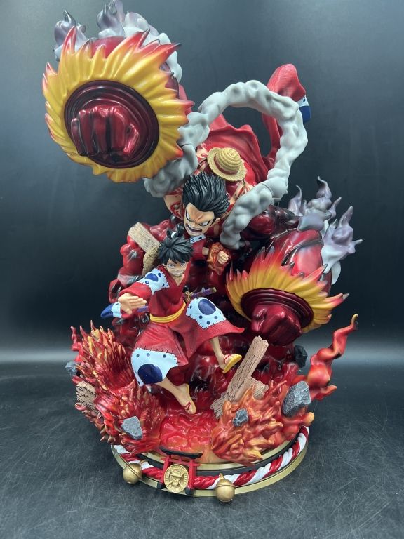 Lot 155: One Piece GK Wano Kimono Luffy Figure "Anime"