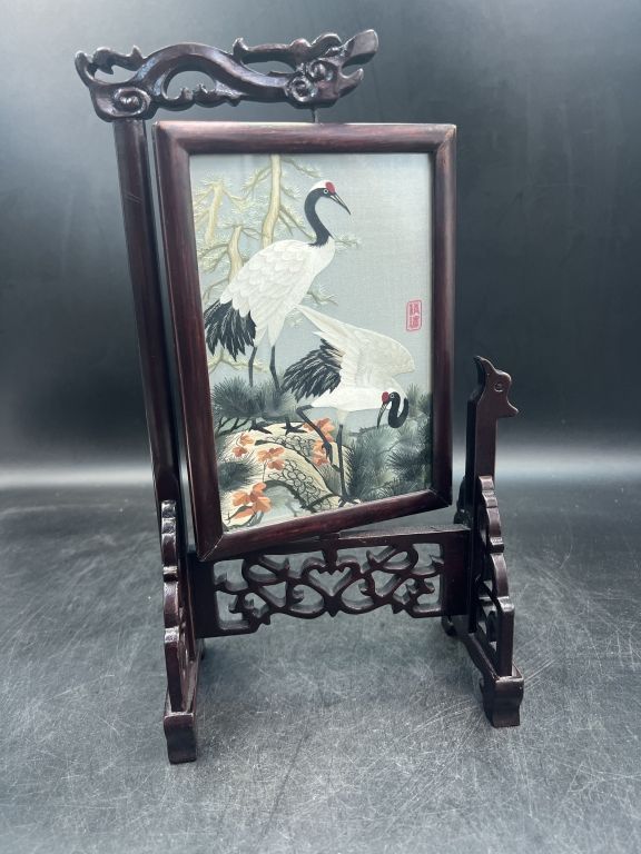 Lot 174: Vintage Japanese Hanging Scroll Signed