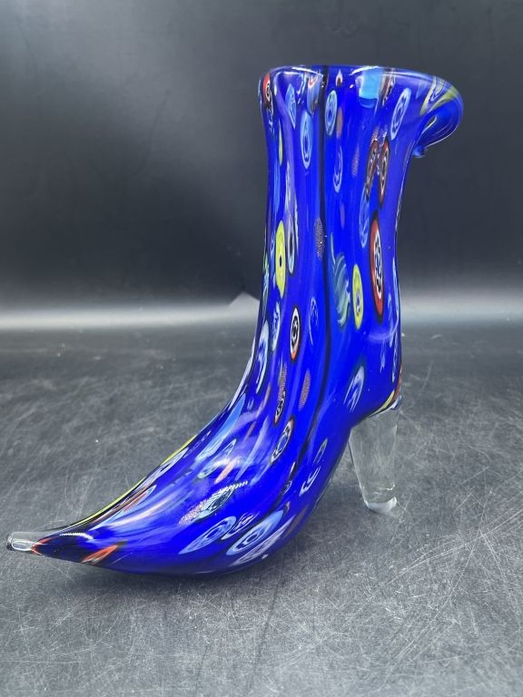 Lot 175: Murano Art Glass Italy High Heel Shoe