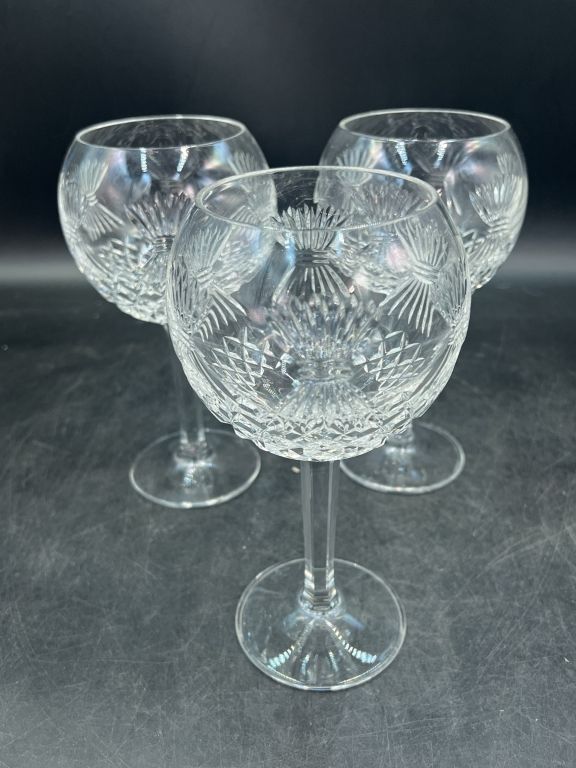 Lot 199: Waterford Millennium Peace Goblets