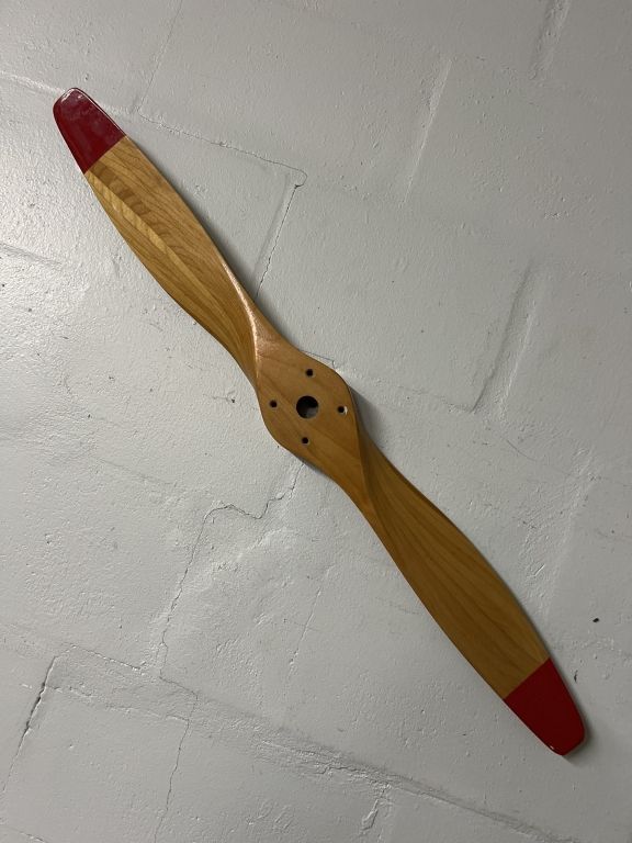 Lot 225: Vintage Wooden Airplane Propeller