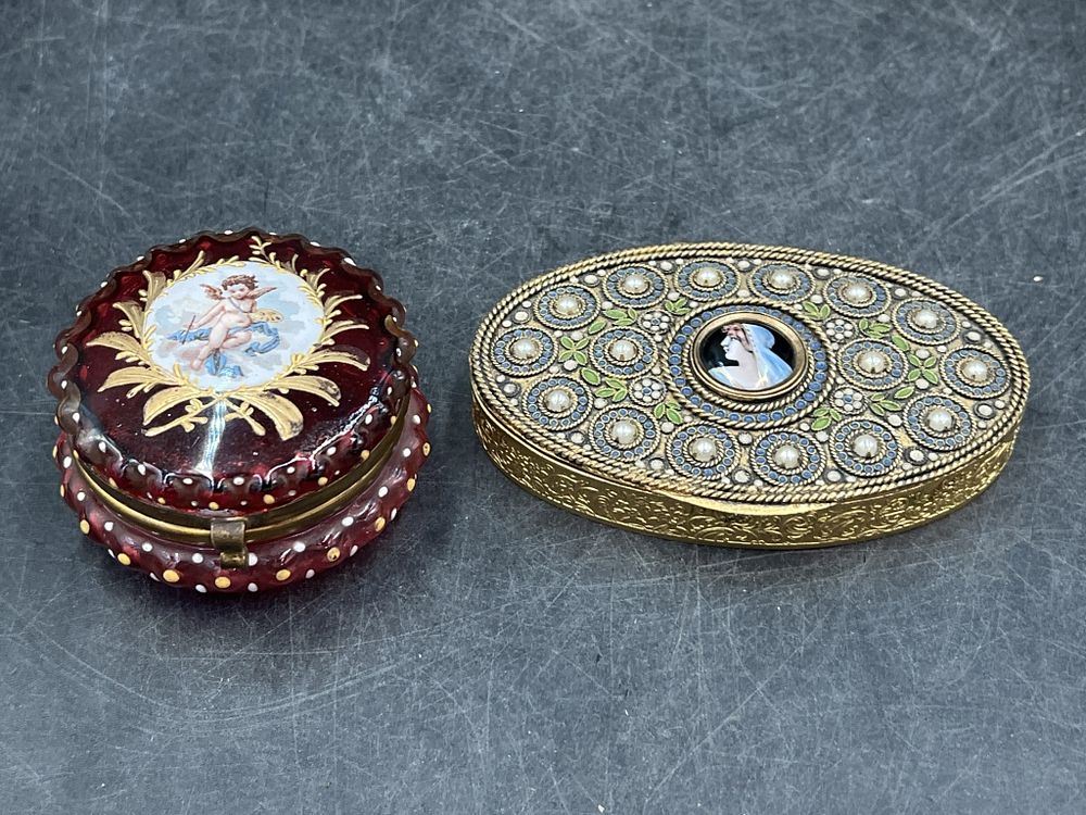 Lot 229: Vintage Victorian Boxes