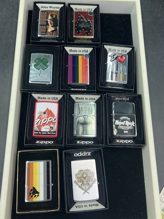 Lot 259: Zippo Lighters
