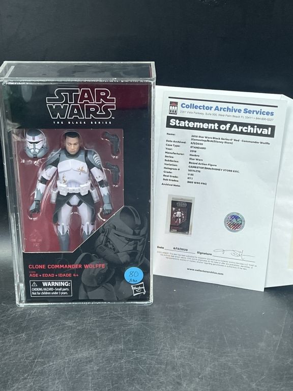 Lot 274: CAS 2018 Commander Wolffe Star Wars Black Series