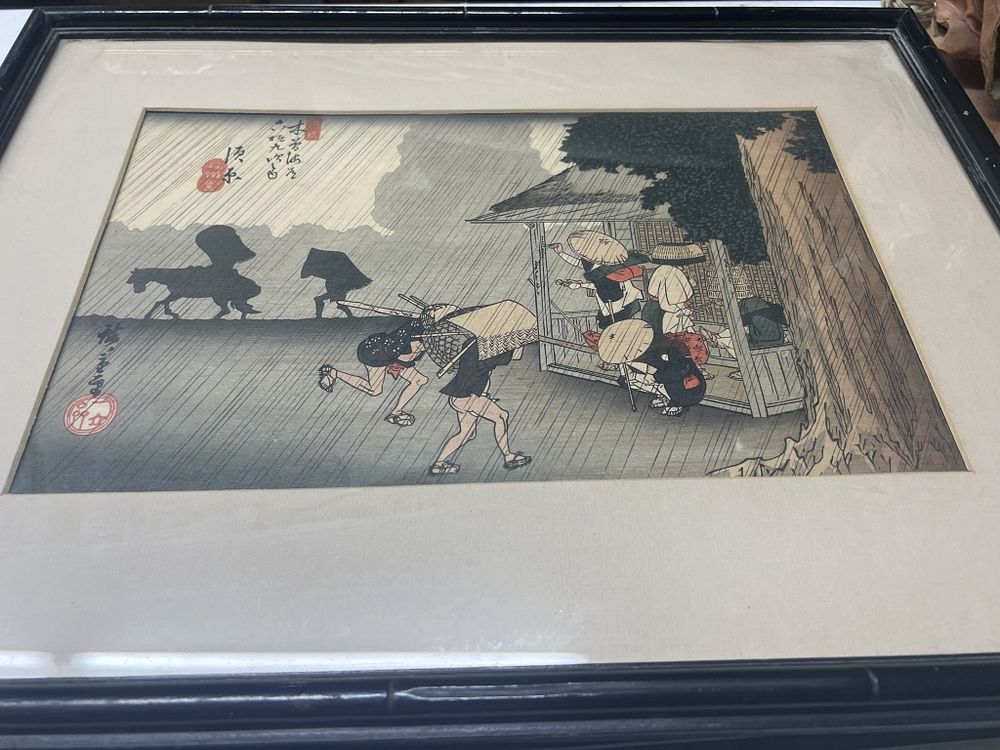 Lot 307: Utagawa Hiroshige Wood Block