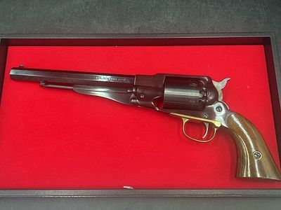 Black Powder 44 cal New Model Army Pistol. Condition is great. not sure of maker. see pictures.