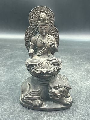 Tibetan Buddhist Deity Mahakala or Vajrapani. Very early piece. Made from Bronze and symbolizes