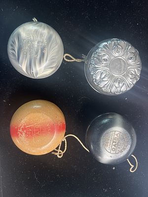 Vintage Yo-Yo. Total of 4 in this lot. One is Sterling (78.1) Gorman. The other 3 are Duncan.