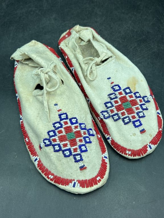 Lot 153: Native American Moccasins
