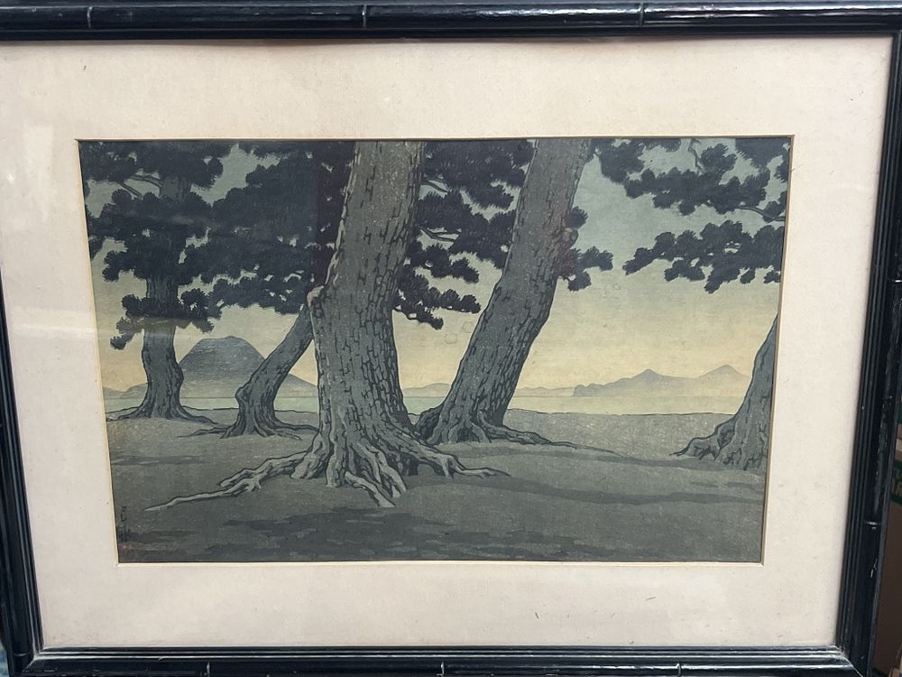 Lot 201: Vintage Asian Recarved Edition Print