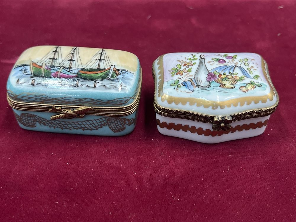 Lot 267: Limoge Boxes