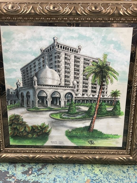 Lot 284: Jerry LaPole Artwork "Princess Casino"