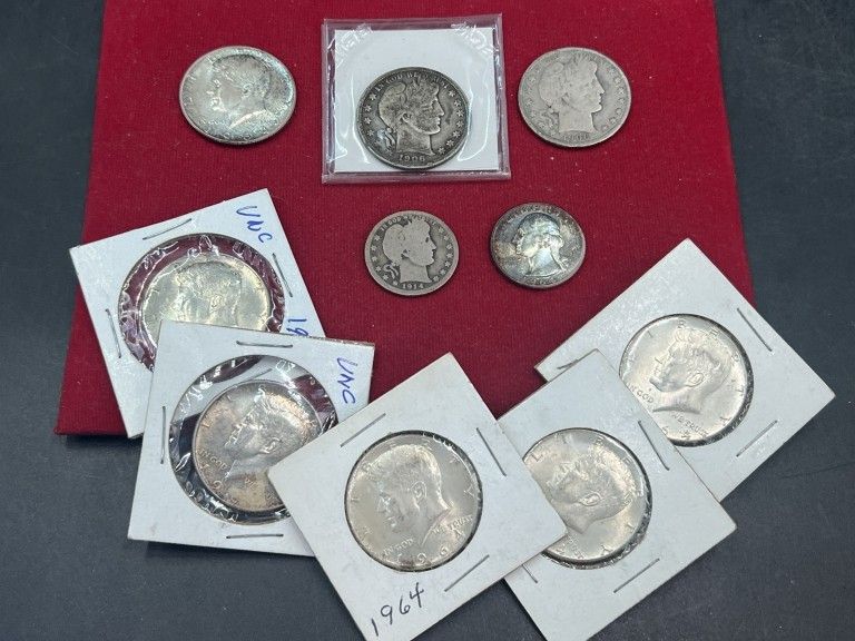 Lot 299: Vintage Silver Coins