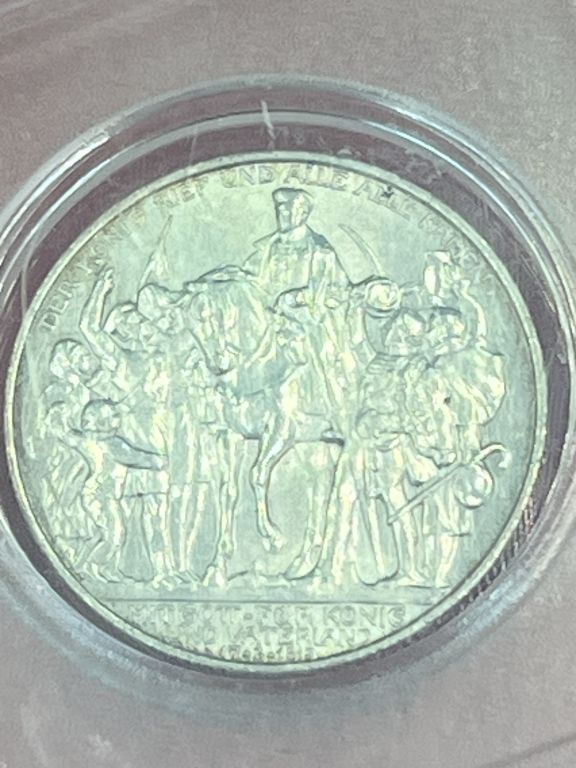 Lot 304: German Reich 2 Mark 1913 Solid Silver Coin