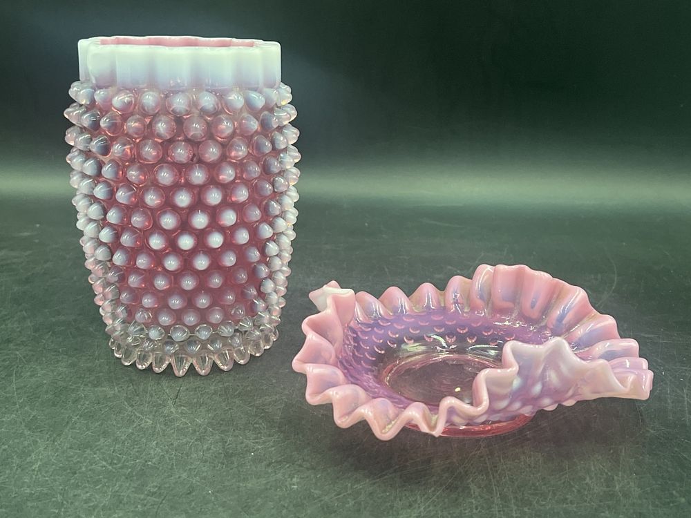 Lot 305: Vintage Cranberry Fenton