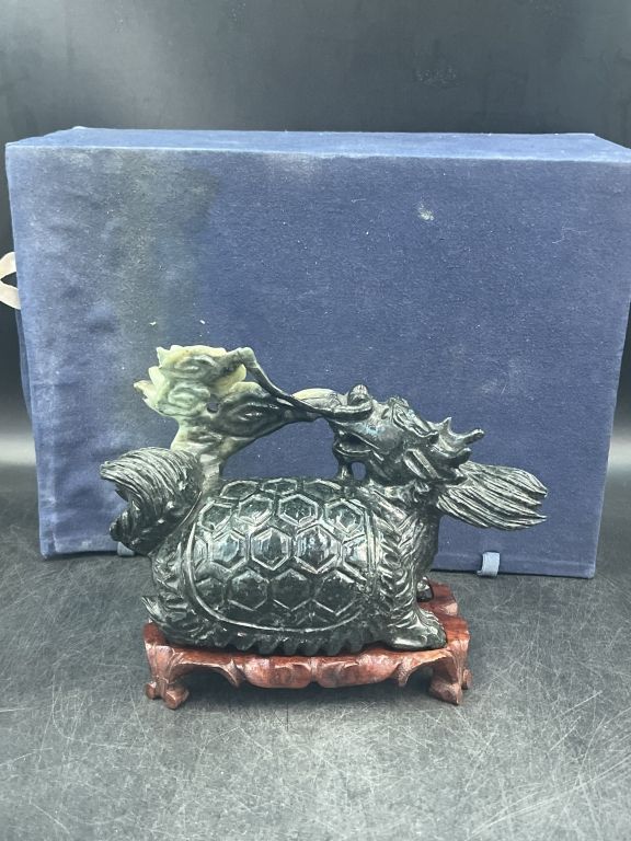 Lot 308: Vintage Dragon Turtle with Original Trade Box