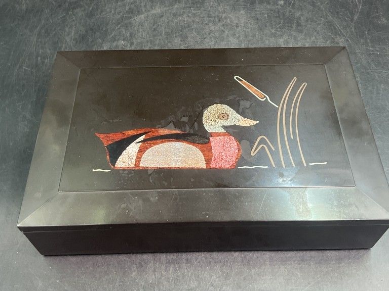 Lot 174: Vintage Couroc of Monterey Box