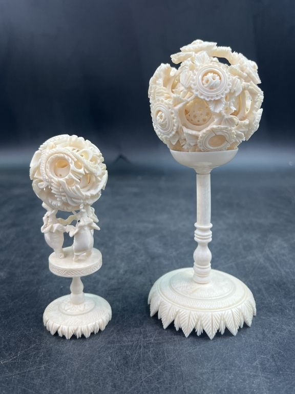 Lot 180: Ivory Chinese Puzzelballs