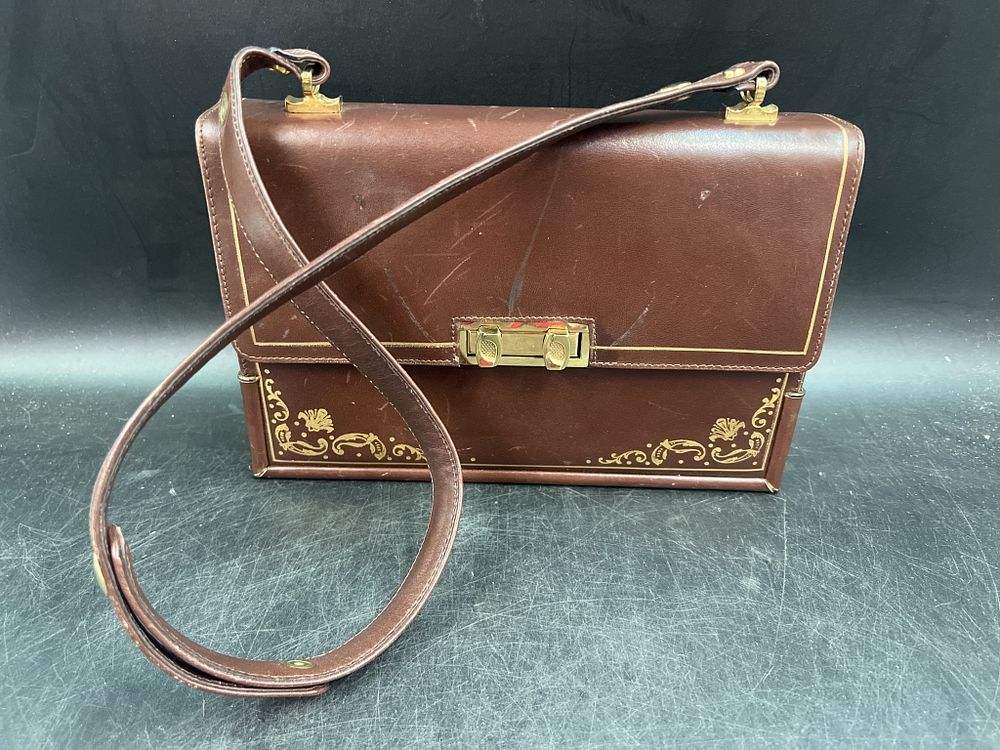 Lot 189: Michaelangelo Leather Bag Florence Made in Italy