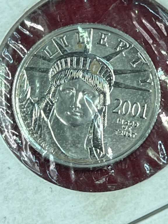 Lot 217: Platinum Coin $25.00