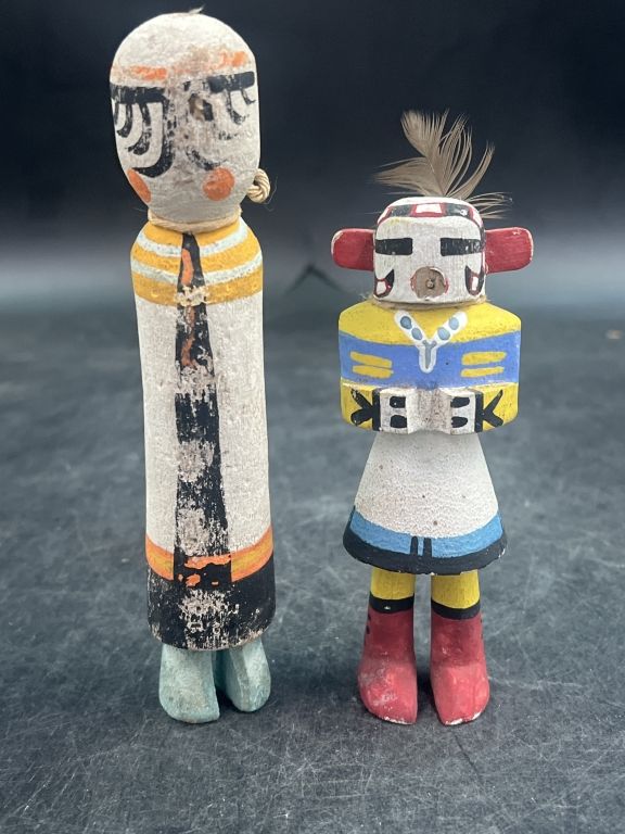 Lot 238: Vintage Hopi Katsina Dolls