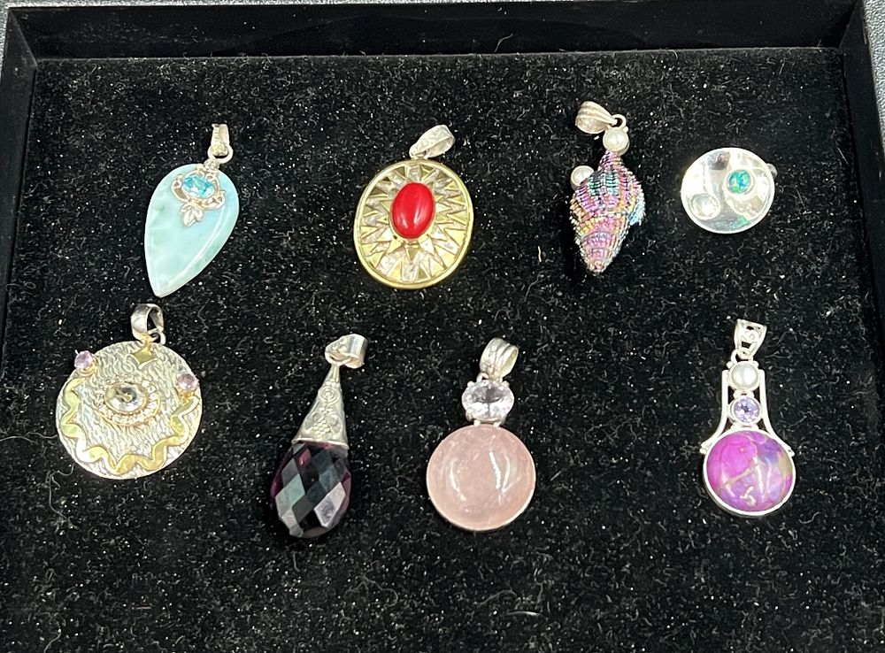 Lot 266: Sterling Silver Pendants