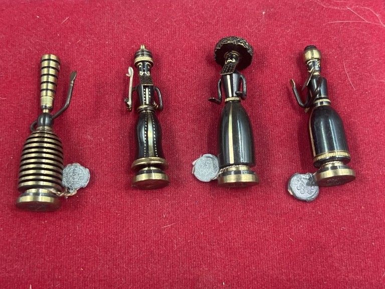 Lot 307: Vintage Israel Miniature Brass Figurines