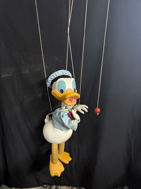 Lot 155: Vintage Pelham Marionette "Donald Duck"