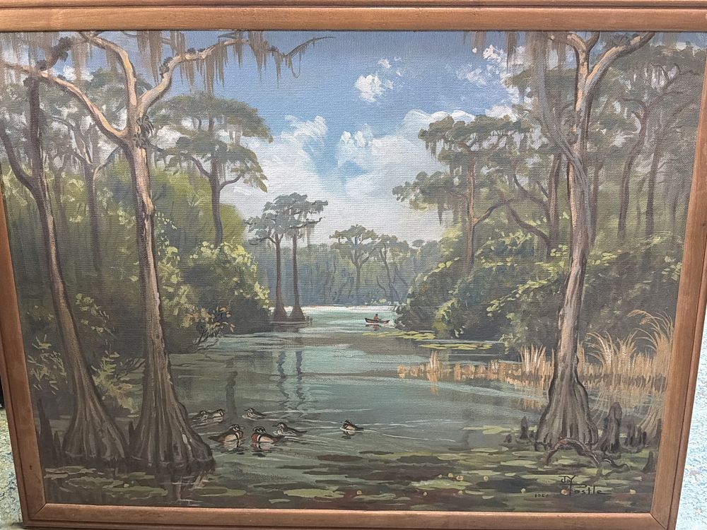 Lot 192: Joy Postle Oil Painting