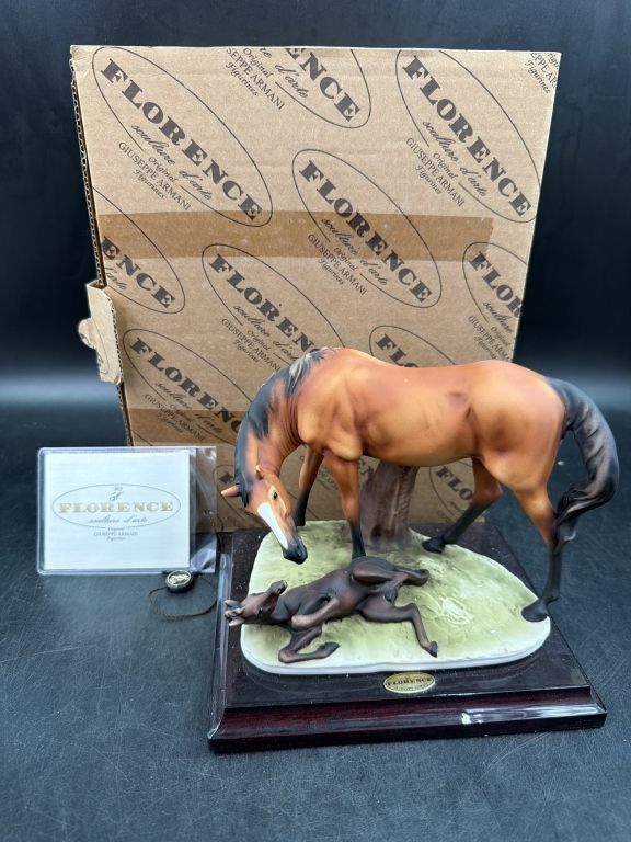 Lot 195: Florence Giuseppe Armani Horse Figurine