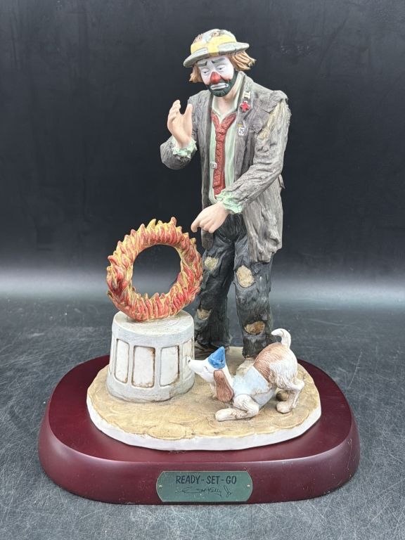 Lot 228: Vintage Emmett Kelly Jr "Ready Set Go"