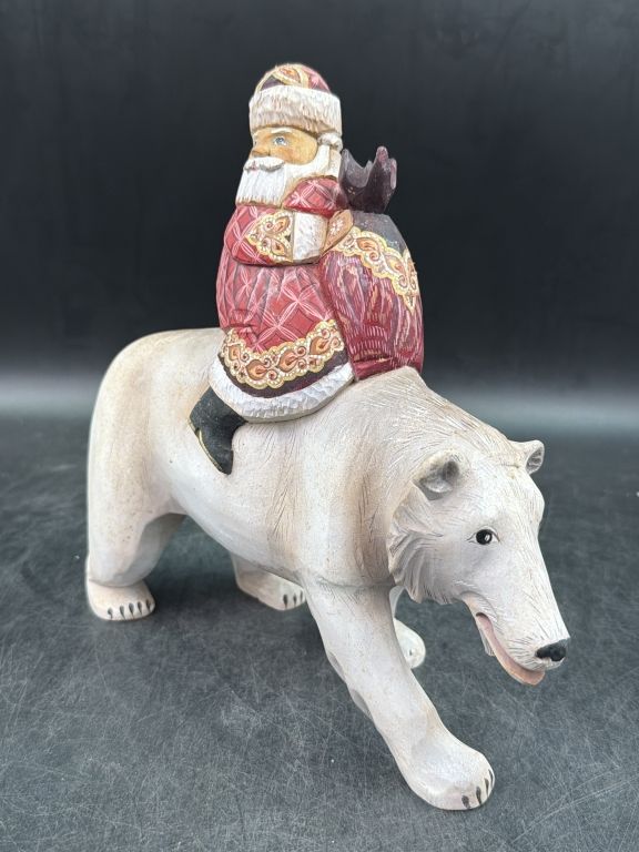 Lot 230: Vintage Russian Hand Carved Figurine