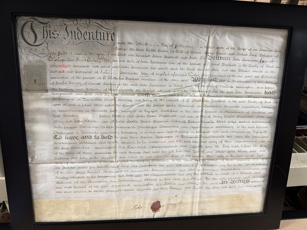 Lot 251: Vintage Antique Indenture