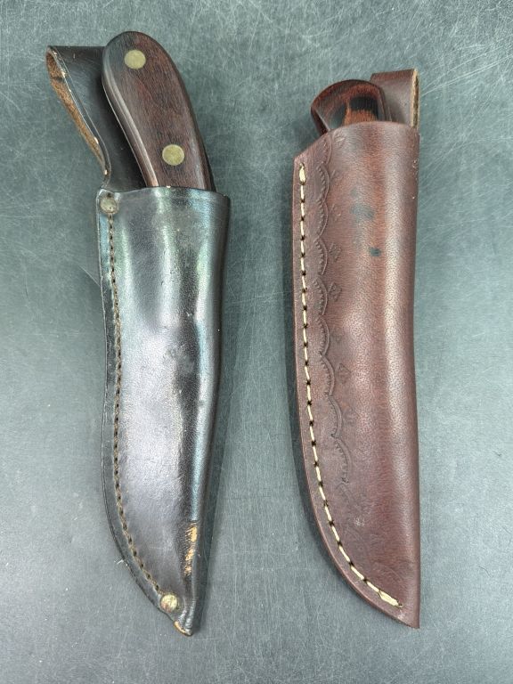 Lot 280: Knifes with Sheaths