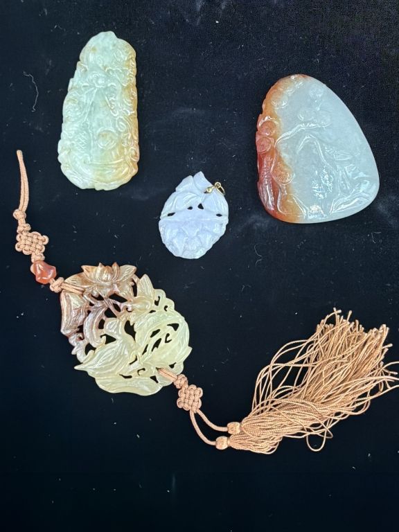 Lot 312: Vintage Carved Jade
