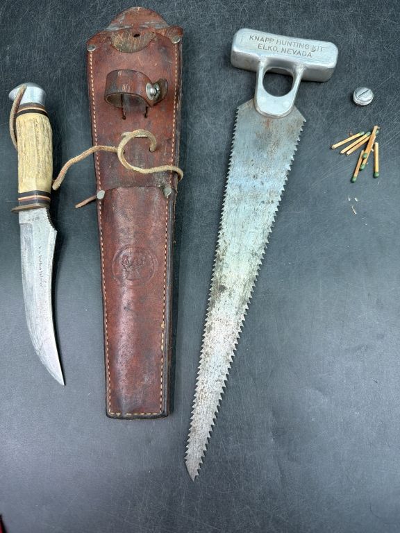 Lot 327: Vintage Knapp Hunting Kit
