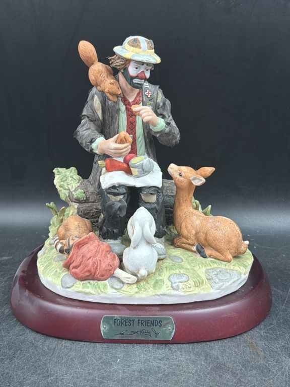 Lot 386: Emmet Kelly "Forest Friends" Figurines
