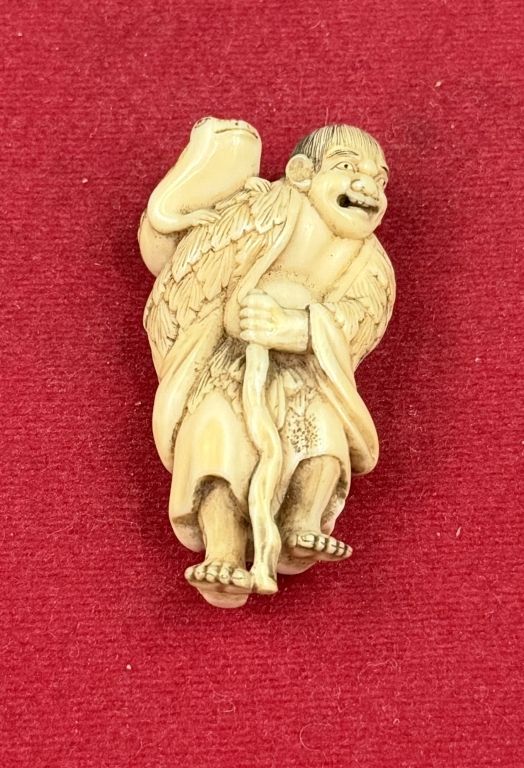 Lot 414: Japanese Ivory Figure Sennit or Hermit