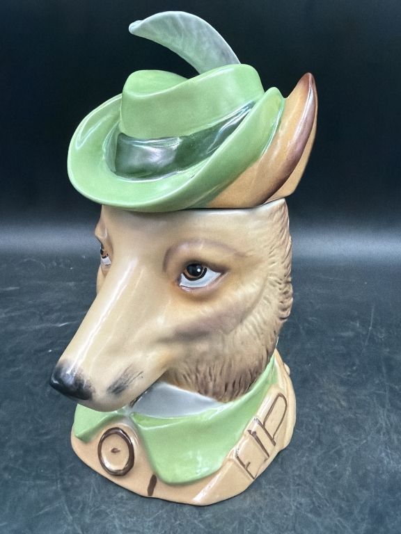 Lot 444: German "Gentleman Fox" Beer Stein