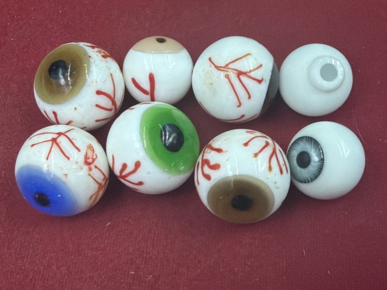 Vintage Handmade Glass Eyeball Marbles